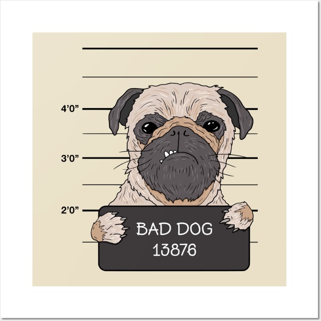 BAD DOG Wall Art by Jackies FEC Store